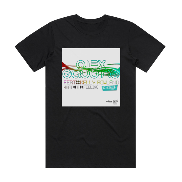 Alex Gaudino What A Feeling 3 Album Cover T-Shirt Black
