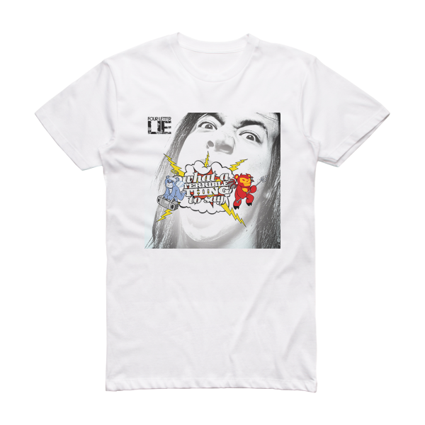 Four Letter Lie What A Terrible Thing To Say Album Cover T-Shirt White