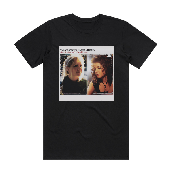 Katie Melua What A Wonderful World Album Cover T-Shirt Black