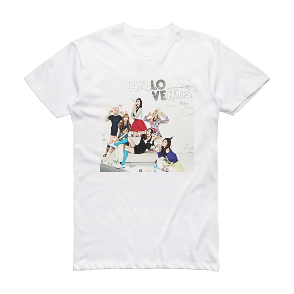 Hello Venus What Are You Doing Today Album Cover T-Shirt White