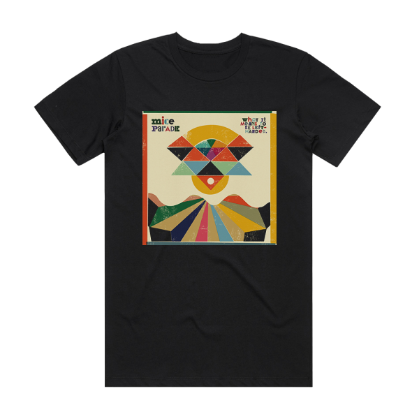 Mice Parade What It Means To Be Left Handed Album Cover T-Shirt Black