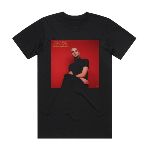 JMSN Whatever Makes U Happy Album Cover T-Shirt Black