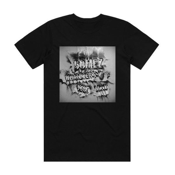 Gomez Whatevers On Your Mind 2 Album Cover T-Shirt Black