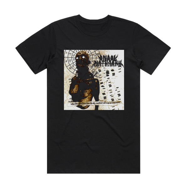 Anaal Nathrakh When Fire Rains Down From The Sky Mankind Will Reap As It Ha Album Cover T-Shirt Black