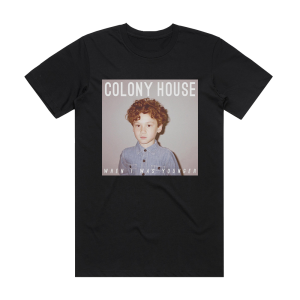 Colony House When I Was Younger Album Cover T-Shirt Black