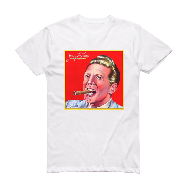 Jerry Lee Lewis When Two Worlds Collide Album Cover T-Shirt White