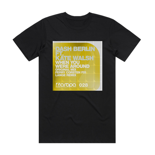 Dash Berlin When You Were Around Album Cover T-Shirt Black