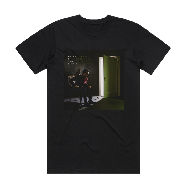 Mayer Hawthorne Where Does This Door Go Album Cover T-Shirt Black