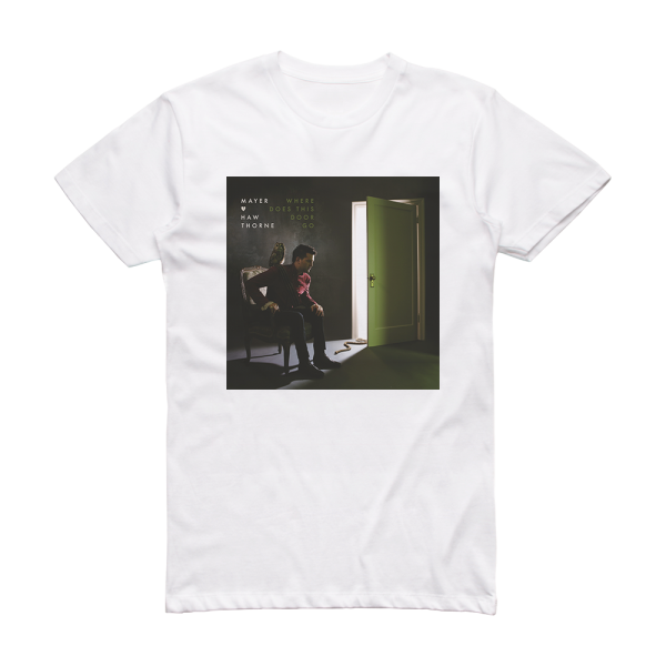 Mayer Hawthorne Where Does This Door Go Album Cover T-Shirt White
