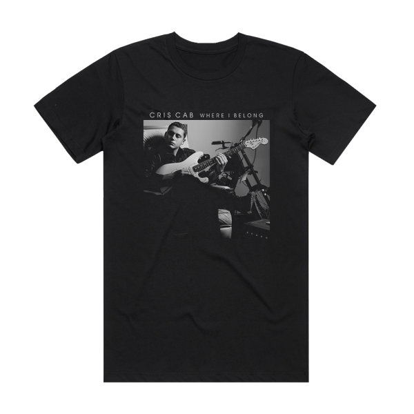 Cris Cab Where I Belong Album Cover T-Shirt Black