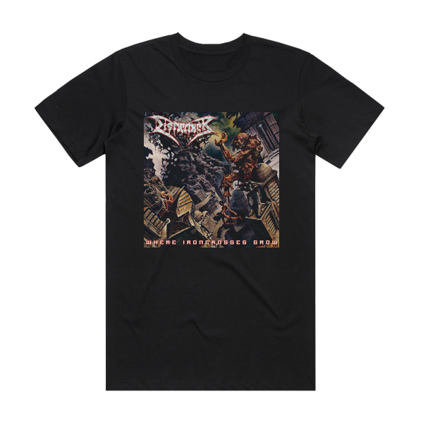 Dismember Where Ironcrosses Grow Album Cover T-Shirt Black