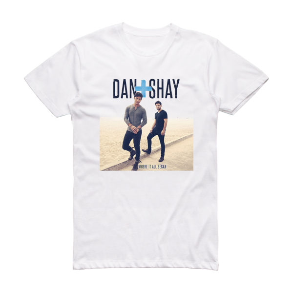 Dan and Shay Where It All Began Album Cover T-Shirt White