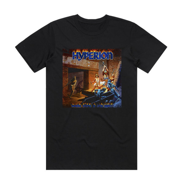 Hyperion Where Stone Is Unscarred Album Cover T-Shirt Black