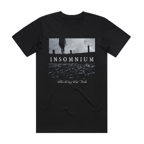 Insomnium Where The Last Wave Broke Album Cover T-Shirt Black