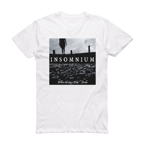 Insomnium Where The Last Wave Broke Album Cover T-Shirt White