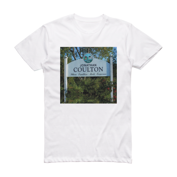 Jonathan Coulton Where Tradition Meets Tomorrow Album Cover T-Shirt White