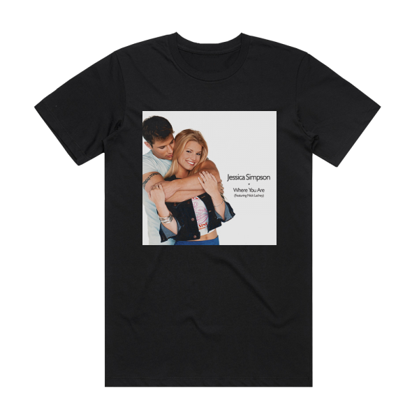 Jessica Simpson Where You Are Album Cover T-Shirt Black