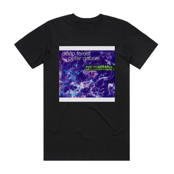 Deep Forest While The Earth Sleeps Album Cover T-Shirt Black