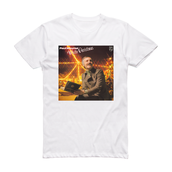 Paul Mauriat White Christmas Album Cover T-Shirt White