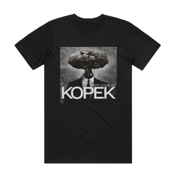 Kopek White Collar Lies 2 Album Cover T-Shirt Black
