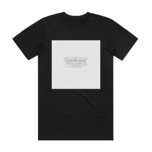 Nightingale White Darkness Album Cover T-Shirt Black
