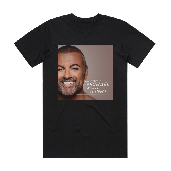 George Michael White Light Album Cover T-Shirt Black