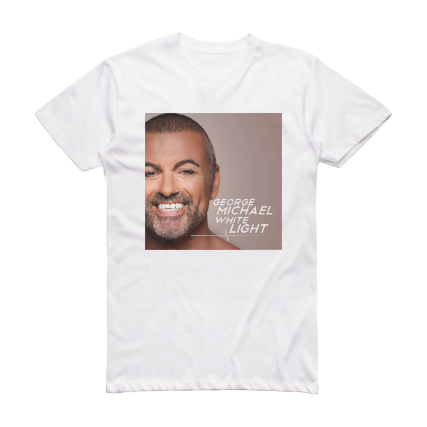 George Michael White Light Album Cover T-Shirt White