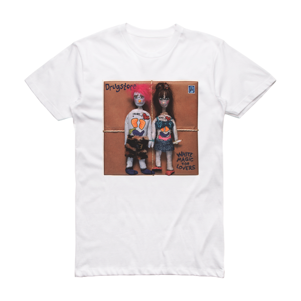 Drugstore White Magic For Lovers Album Cover T-Shirt White