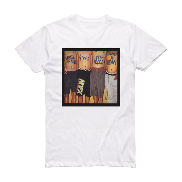 NOFX White Trash Two Heebs And A Bean Album Cover T-Shirt White