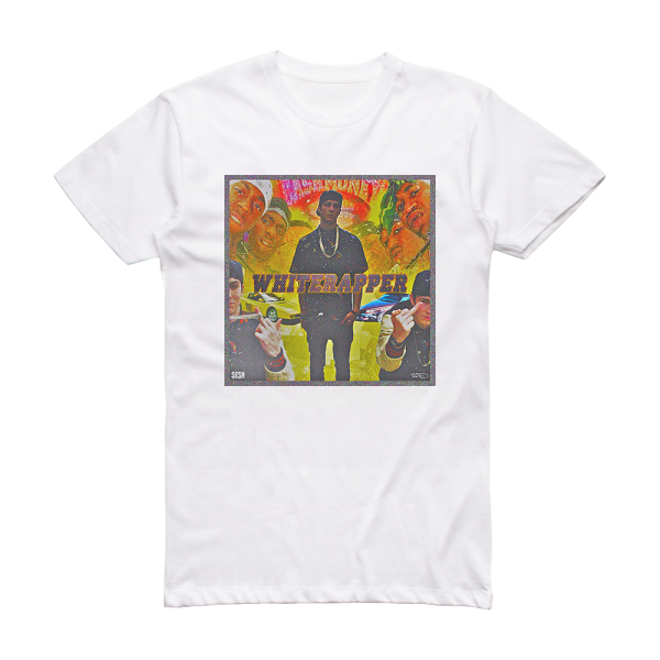 Bones Whiterapper Album Cover T-Shirt White