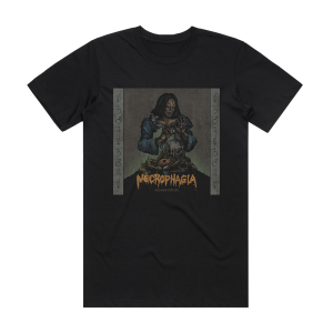 Necrophagia Whiteworm Cathedral 2 Album Cover T-Shirt Black