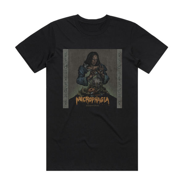 Necrophagia Whiteworm Cathedral 2 Album Cover T-Shirt Black