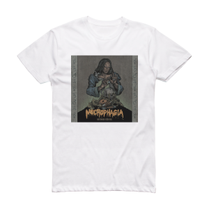 Necrophagia Whiteworm Cathedral 2 Album Cover T-Shirt White