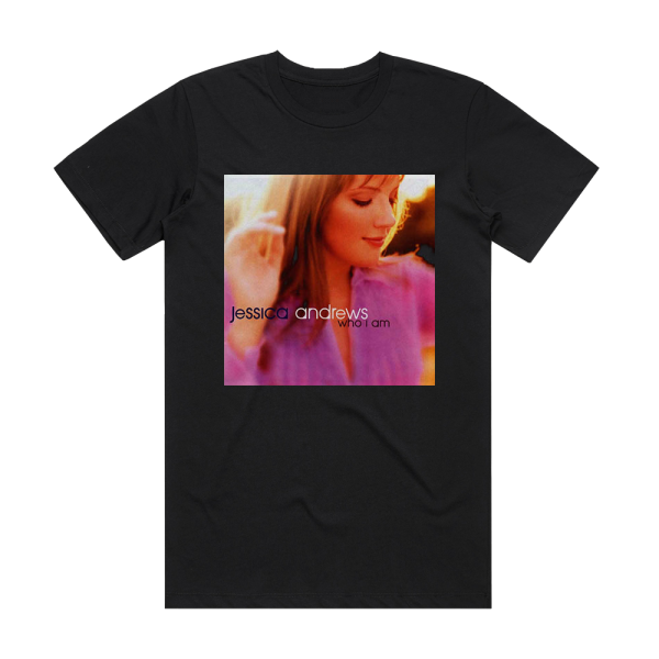 Jessica Andrews Who I Am Album Cover T-Shirt Black