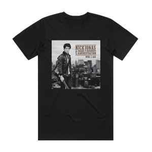 Nick Jonas and The Administration Who I Am Album Cover T-Shirt Black