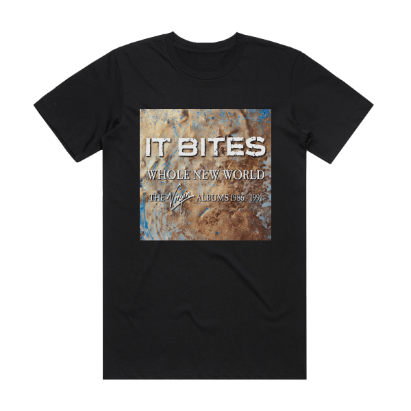 It Bites Whole New World Album Cover T-Shirt Black