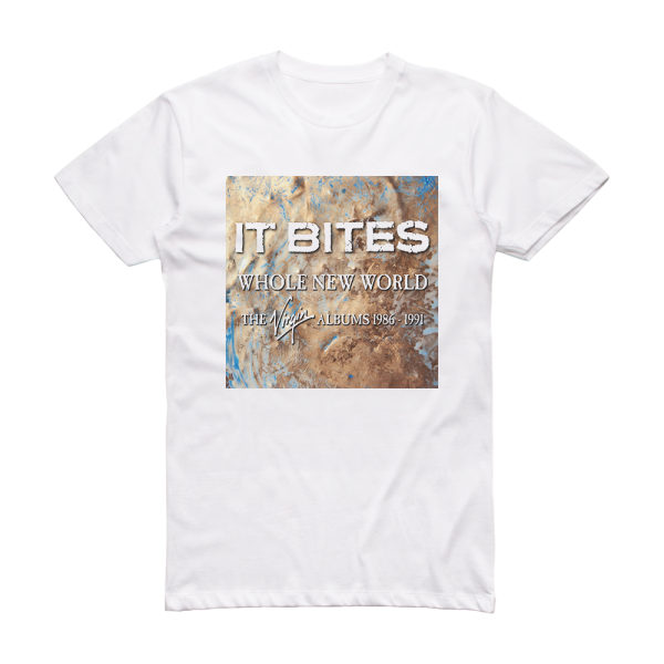 It Bites Whole New World Album Cover T-Shirt White