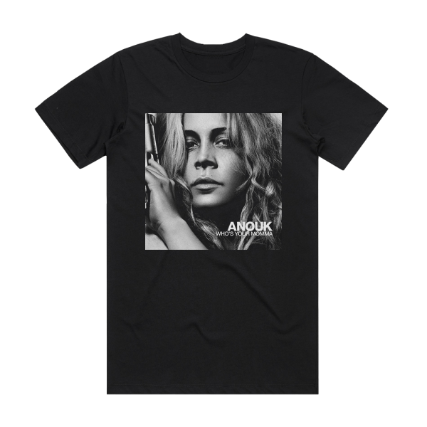 Anouk Whos Your Momma Album Cover T-Shirt Black