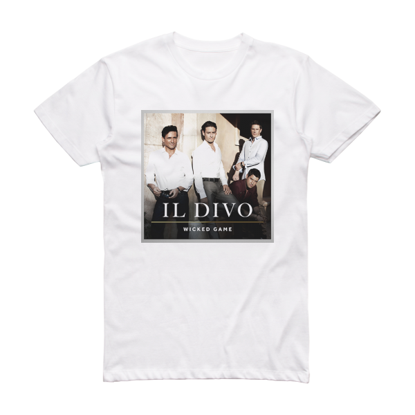 Il Divo Wicked Game Album Cover T-Shirt White