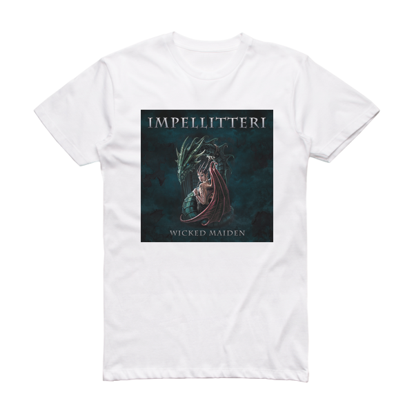 Impellitteri Wicked Maiden Album Cover T-Shirt White