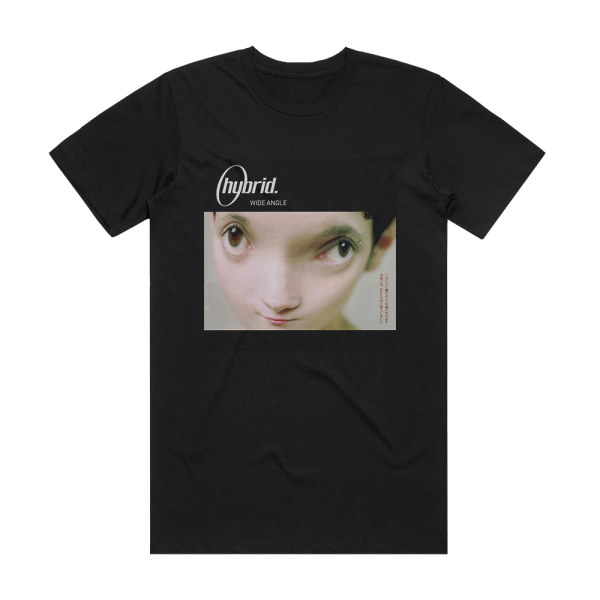 Hybrid Wide Angle Album Cover T-Shirt Black