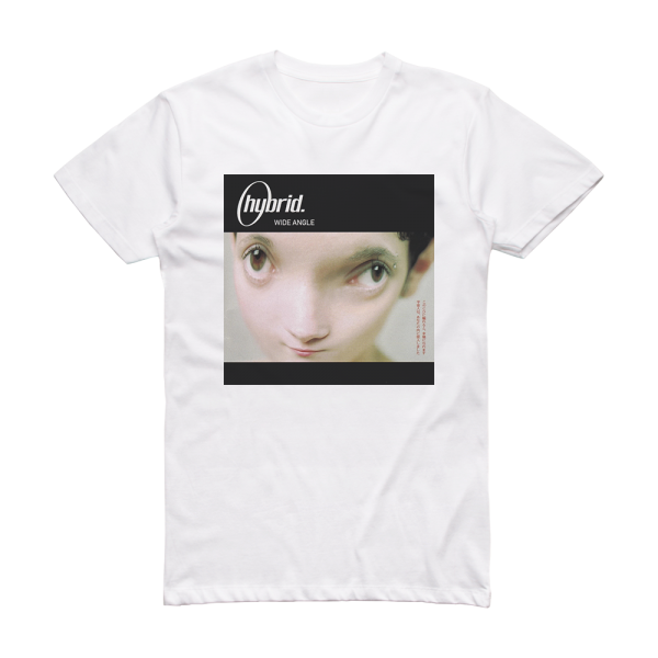 Hybrid Wide Angle Album Cover T-Shirt White