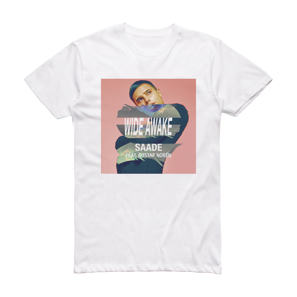 Eric Saade Wide Awake Red Mix Album Cover T-Shirt White