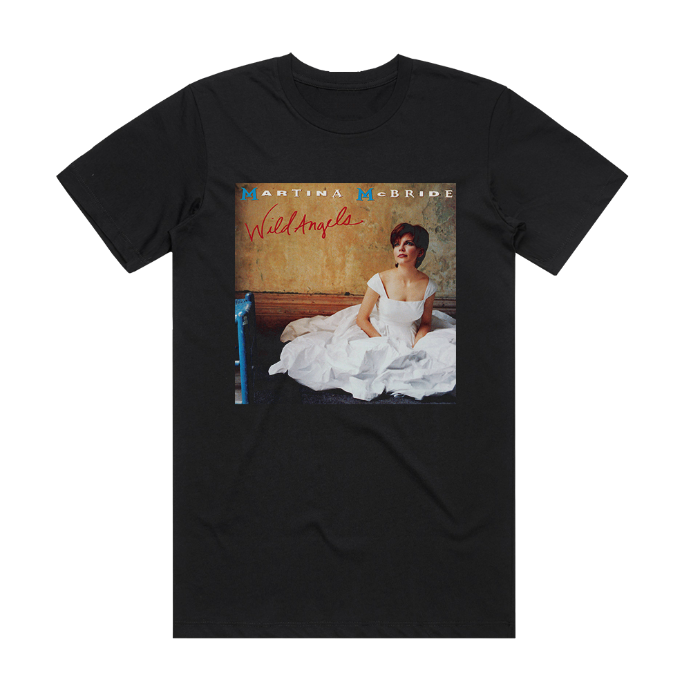 Martina McBride Wild Angels Album Cover T-Shirt Black – ALBUM COVER T ...