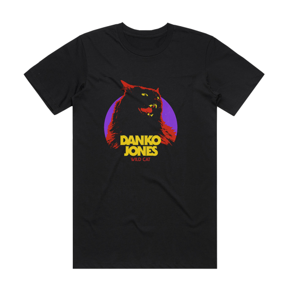 Danko Jones Wild Cat 1 Album Cover T-Shirt Black