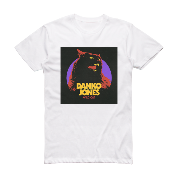 Danko Jones Wild Cat 2 Album Cover T-Shirt White