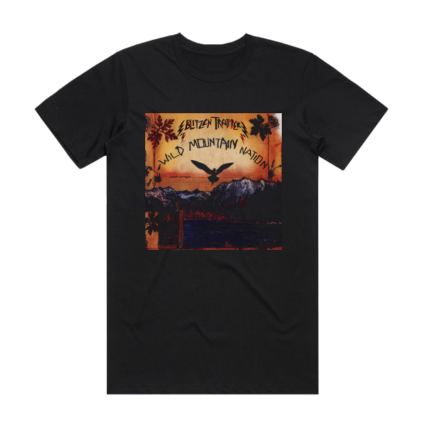 Blitzen Trapper Wild Mountain Nation Album Cover T-Shirt Black