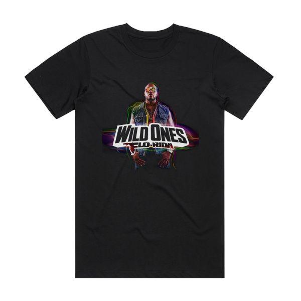 Flo Rida Wild Ones 4 Album Cover T-Shirt Black