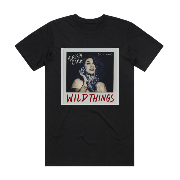 Alessia Cara Wild Things The Remixes Album Cover T-Shirt Black