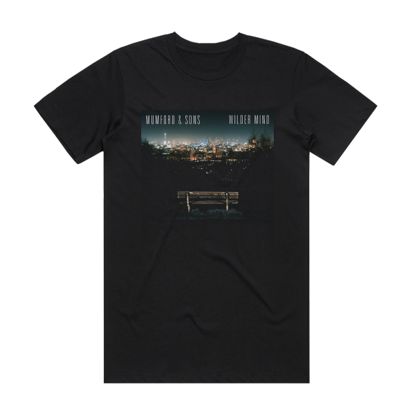 Mumford and Sons Wilder Mind Album Cover T-Shirt Black